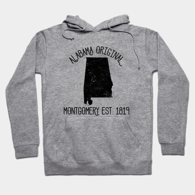 Alabama Original Montgomery est.1819 Hoodie by Perpetual Brunch